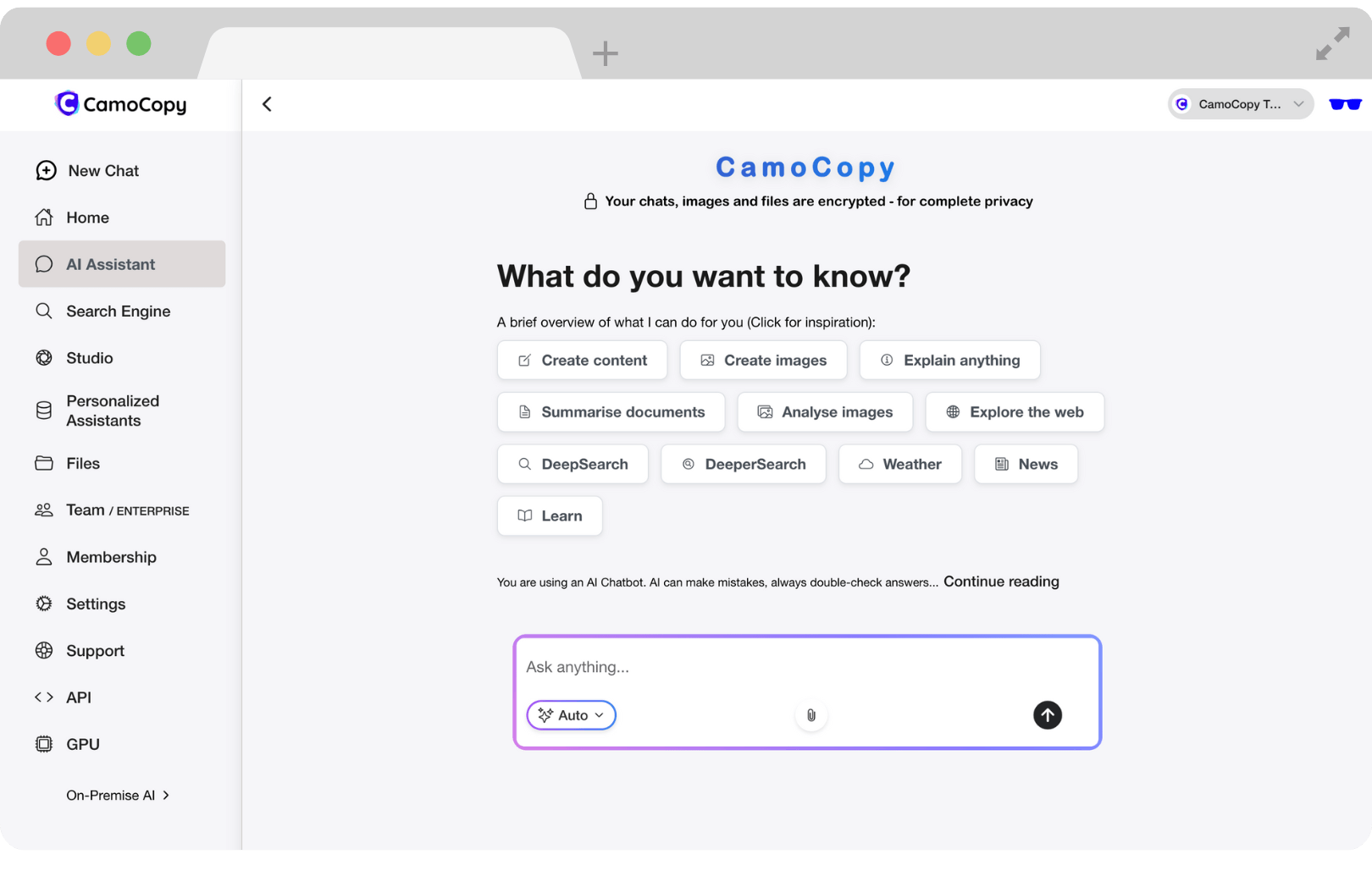 Admin dashboard showing controls to enable or disable different AI models and features.