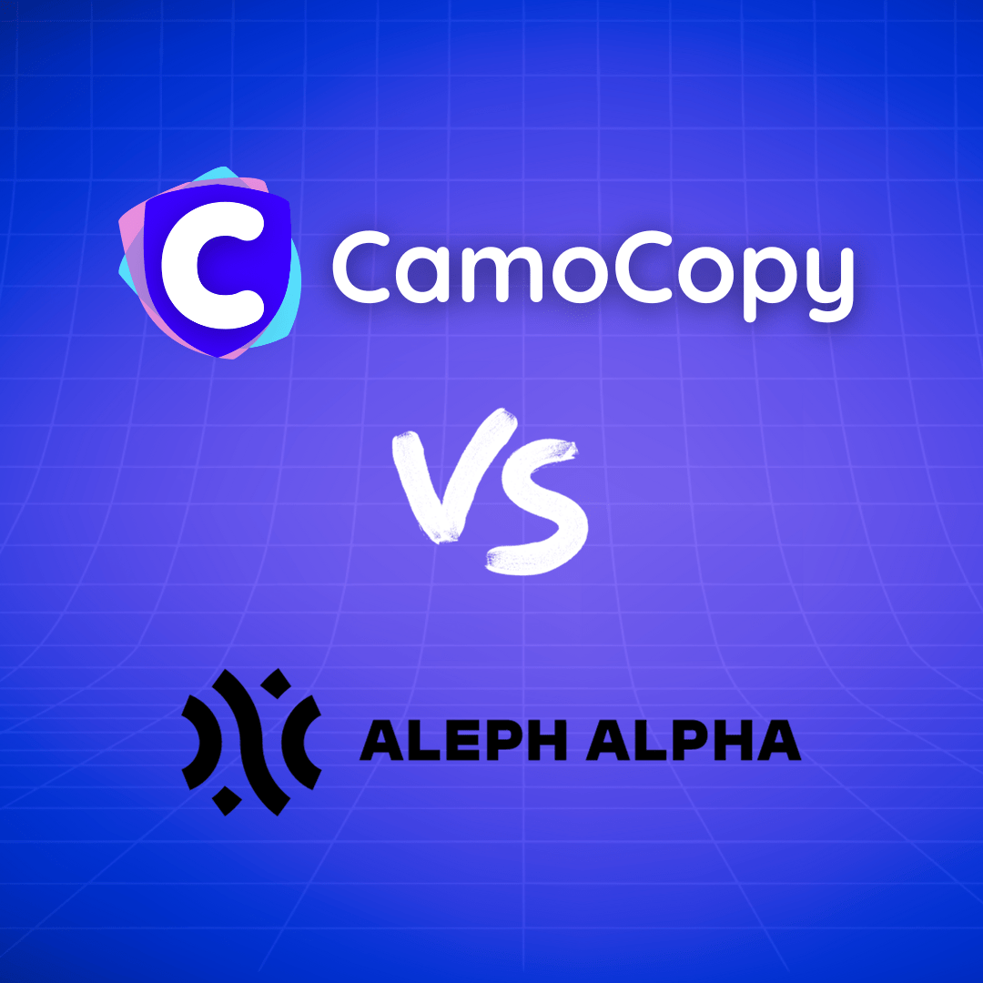 Compare CamoCopy with Aleph Alpha
