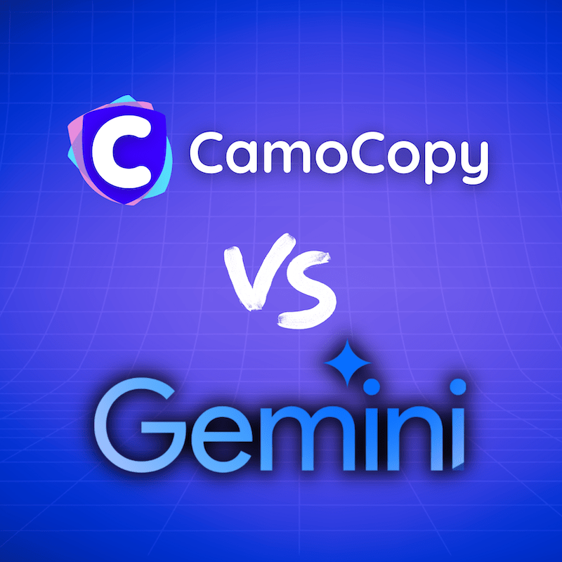 Compare CamoCopy with Google Gemini