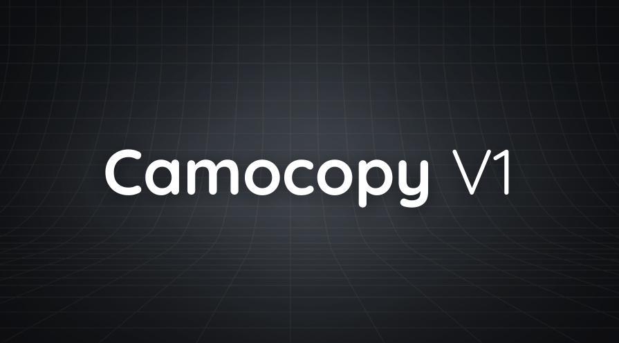 CamoCopy Version 1 ist da